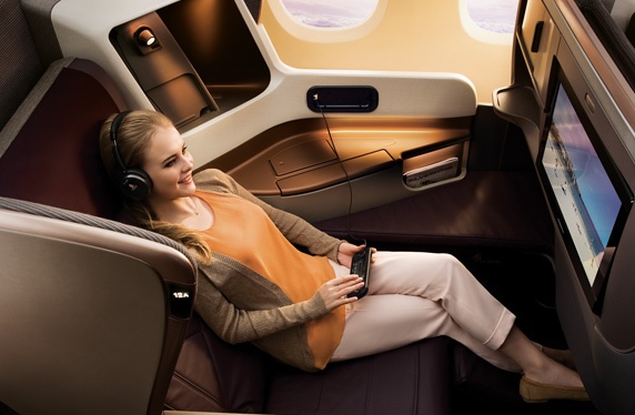 Singapore Airlines Business Class Seat